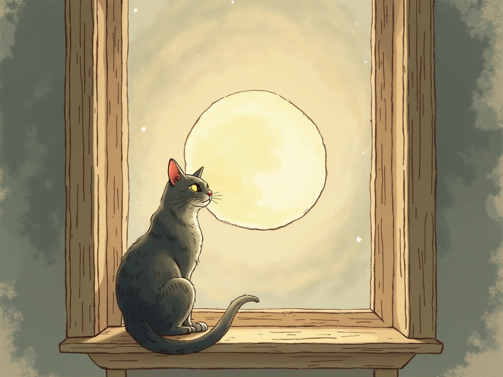 Ilustracja snu: kot